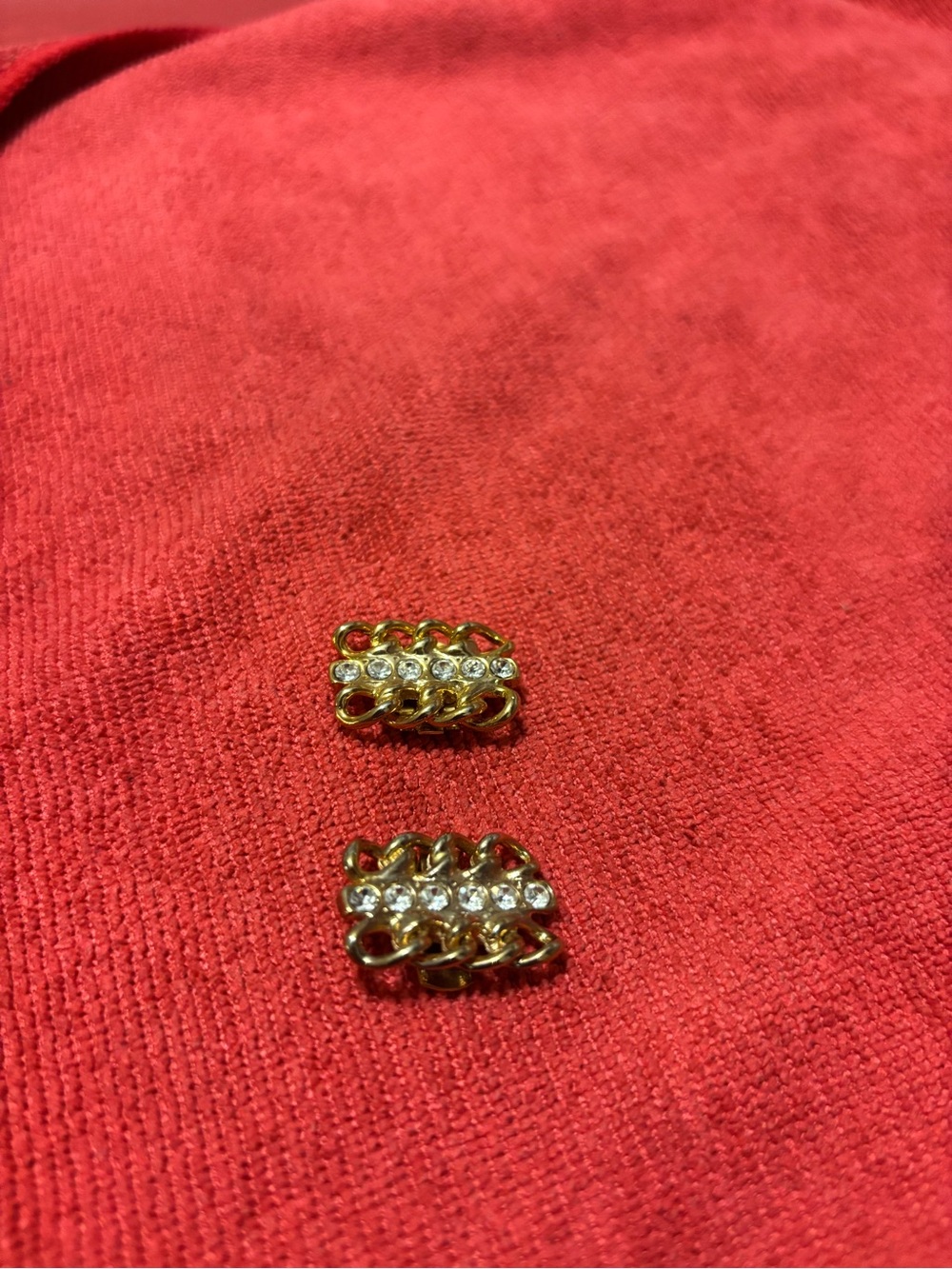 Antique Clip On Gold-Tone Earrings - Women's Jewelry